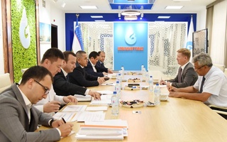 В АО «Узбекнефтегаз» сосоялась встреча с ответственным руководителем компании «ТМК» по странам СНГ