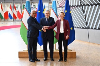 Имзои Созишномаи таърихӣ дар бораи шарикӣ ва ҳамкории васеъ байни Ҷумҳурии Ӯзбекистон ва Иттиҳоди Аврупо