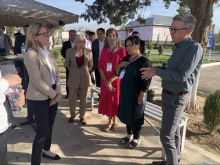 Вице-президент ВБ ознакомилась с реализацией проекта «Развитие сельской инфраструктуры» в Джизакской области