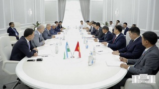 A meeting with the Kyrgyz delegation of the city of Osh was held in the Khokimiyat (administration) of Tashkent