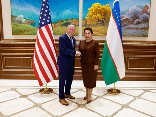 Сенат Раиси АҚШнинг Юта штати делегацияси билан учрашди