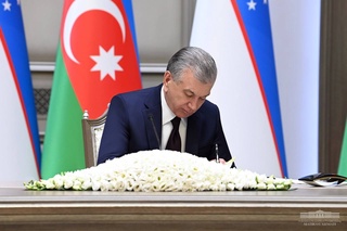 Presidents of Uzbekistan and Azerbaijan sign Declaration on deepening strategic partnership