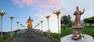 Памятник Алишеру Навои занял достойное место культурно-парковом комплексе «Махтумкули Фраги» в Ашхабаде
