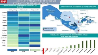 Қайси ҳудудларининг иқтисодий фаоллик даражаси юқори?