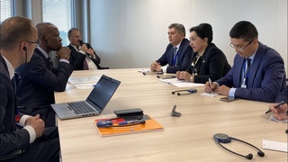 The President of the Senate met with the newly elected Director General of the International Labor Organization