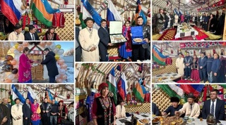 В преддверии Нового года в Москве состоялось торжественное открытие каракалпакской юрты