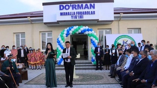 Гузар в махалле «Дурман» Карманинского района - эталон благоустройства