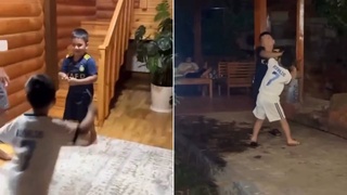 «Chechenka« nomi bilan mashhur bloger bolalarni oʻtkir tigʻli buyumlar bilan urishtirdi