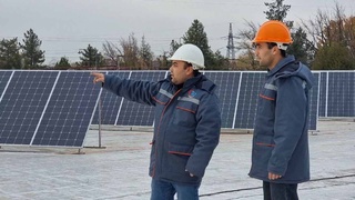 Ташкент ЖЭС-да қуаты 52 кВт болған күн фотоэлектр станциясы іске түсті