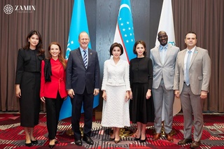 The Chairman of the Board of Trustees of the Zamin Foundation met with the Deputy Executive Director of UNICEF