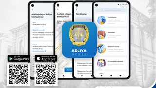 Адлия вазирлиги “Adliya mobile” иловасини ишлаб чиқди