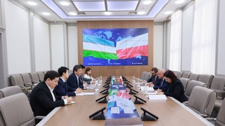 A meeting with a representative of the Polish Foreign Ministry was held at the Chamber of Commerce and Industry of Uzbekistan
