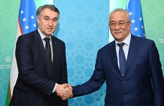 Исматулла Иргашев Европа парламентининг Афғонистон билан алоқалар бўйича делегацияси раиси билан учрашди