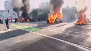 В Калифорнии во время беспорядков задержали более 80 человек