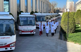 Өңірлердегі қан қызметі мекемелеріне жылжымалы донорлық кешендер тапсырылды