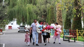 Миллий гвардия ҳарбий хизматчиси Меҳрибонлик уйи болаларини ўз қаромоғига олди