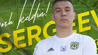 Игрок сборной Узбекистана Игорь Сергеев забил два гола «Енисею»