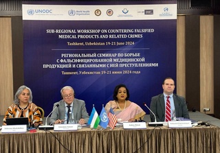 В Ташкенте состоялась конференция «Контрафактная медицинская продукция в Центральной Азии и связанные с ней проблемы»