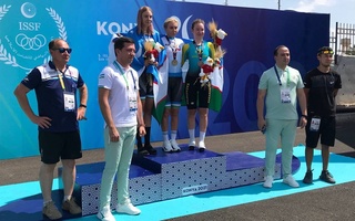 «Конья-2021»: сборная Узбекистана по велоспорту завоевала весь комплект медалей в индивидуальной гонки на шоссе в Турции