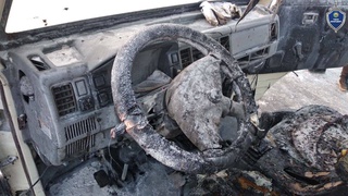 Возгорание автомобиля на АЗС, пострадавших нет