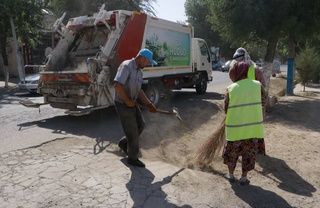 Месяц благоустройства: в Сырдарьинской области 290 га земли очистили от 356 тонн мусора