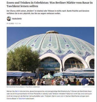 «Berliner Zeitung»: берлинским рынкам стоит поучиться у базара в Ташкенте