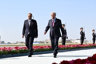 Қазақстан Президенті Қасым-Жомарт Тоқаев Самарқандқа келді