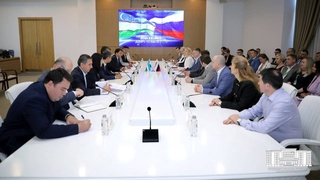 A meeting with the delegation of St. Petersburg was held in the Tashkent khokimiyat