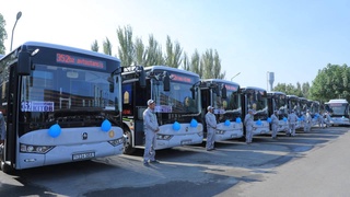 «Шаҳрисабз – Китоб» йўналишида 20 та замонавий автобус ҳаракати йўлга қўйилди