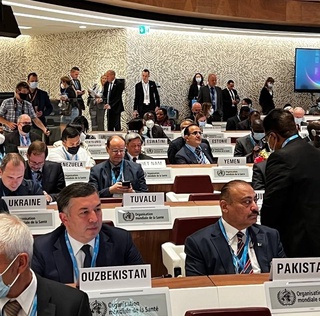 Ўзбекистон делегацияси Жаҳон соғлиқни сақлаш ассамблеясининг 75-сессиясида иштирок этмоқда