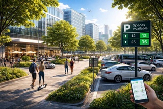 В Ташкенте внедряют цифровую систему управления парковками для повышения безопасности пешеходов