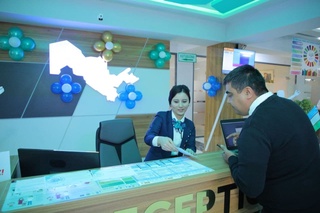 Мингбулоқ туманида Давлат хизматлари марказининг янги биноси фойдаланишга топширилди