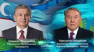 Shavkat Mirziyoyev holds a phone call with Nursultan Nazarbayev