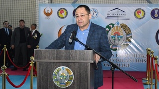 РОЗК ҳудудида замонавий гандбол зали фойдаланишга топширилди