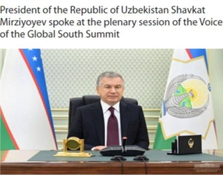 Выступление Президента Узбекистана на пленарном заседании саммита «Голос глобального Юга» в фокусе внимания СМИ Ирана