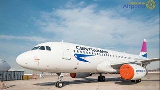 В аэропорту «Ташкент» встретили новый борт авиакомпании Centrum Air
