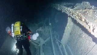 Britaniya qirg'oqlaridan 100 yil oldin cho'kib ketgan kema topildi