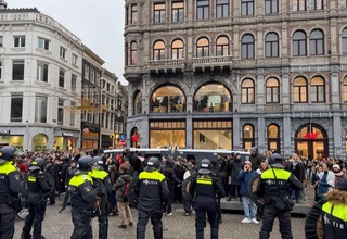 281 participants of a pro-Palestinian demonstration were detained in Amsterdam