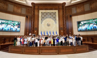 В Сенате с участием детей погибших защитников Родины состоялось праздничное мероприятие, посвященное 1 июня - Международному дню защиты детей