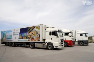 Юк машиналари “Welcome to Uzbekistan" шиори остида брендланди 