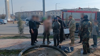 Канализация қудуғига тушиб кетган 2 нафар фуқаро қутқарилди