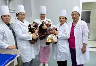 Тўрақўрғонда уч эгизак туғилди