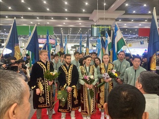 Таэквондочиларимиз Тошкент халқаро аэропортида кутиб олинди