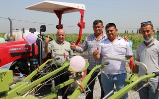 В кооперативах Алтыарыкского района Ферганской области запущены два новых проекта по капельному орошению