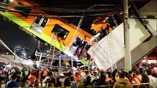 Mexikoda metro ko'prigi qulab tushdi