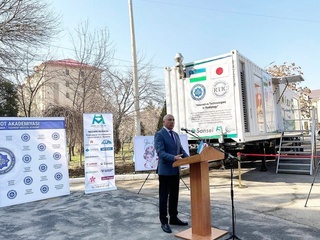 Тошкент тиббиёт академиясида Мобил компьютер томография тизими ишга туширилди