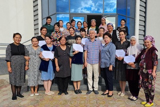 Xalqaro tashkilot Orolbo'yi ayollari va yoshlari uchun yangi daromad manbalarini ochmoqda