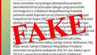 Ижтимоий тармоқларда тарқалган хабарлар ҳақиқатга тўғри келмайди