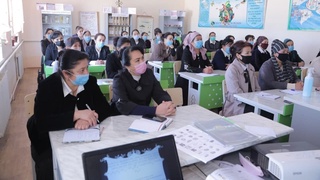 Қашқадарёда аниқ ва табиий фанлар бўйича 4000 нафарга яқин педагогларга методик ёрдам кўрсатилди