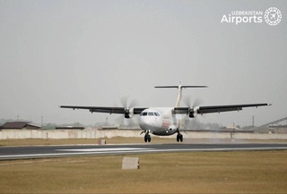 Аэропорт «Сариосиё» принял первый технический рейс